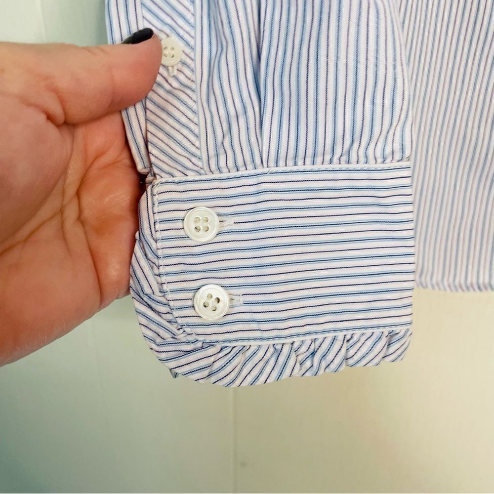 J. Crew Ruffled Button Down Shirt - Picture 5 of 7